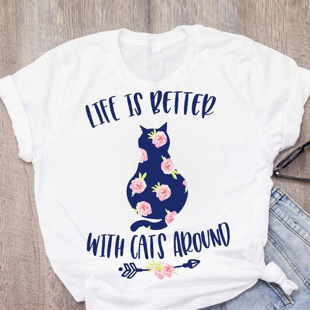 Cat T-shirts - Onlypethappy