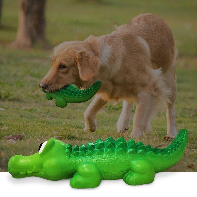 Crocodile Squeaky Toy - Onlypethappy