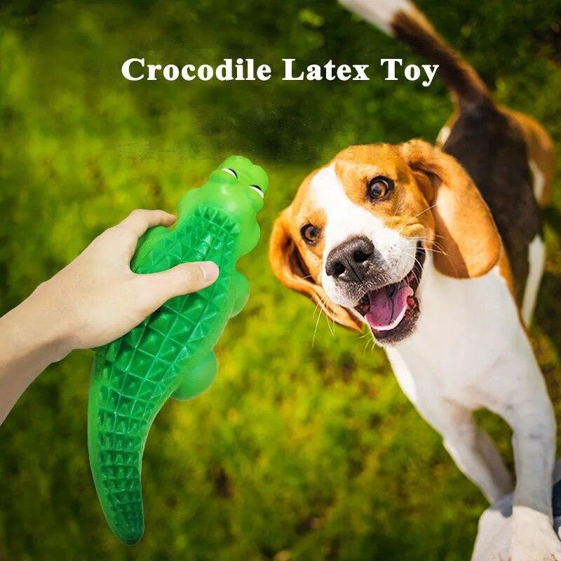 Crocodile Squeaky Toy - Onlypethappy