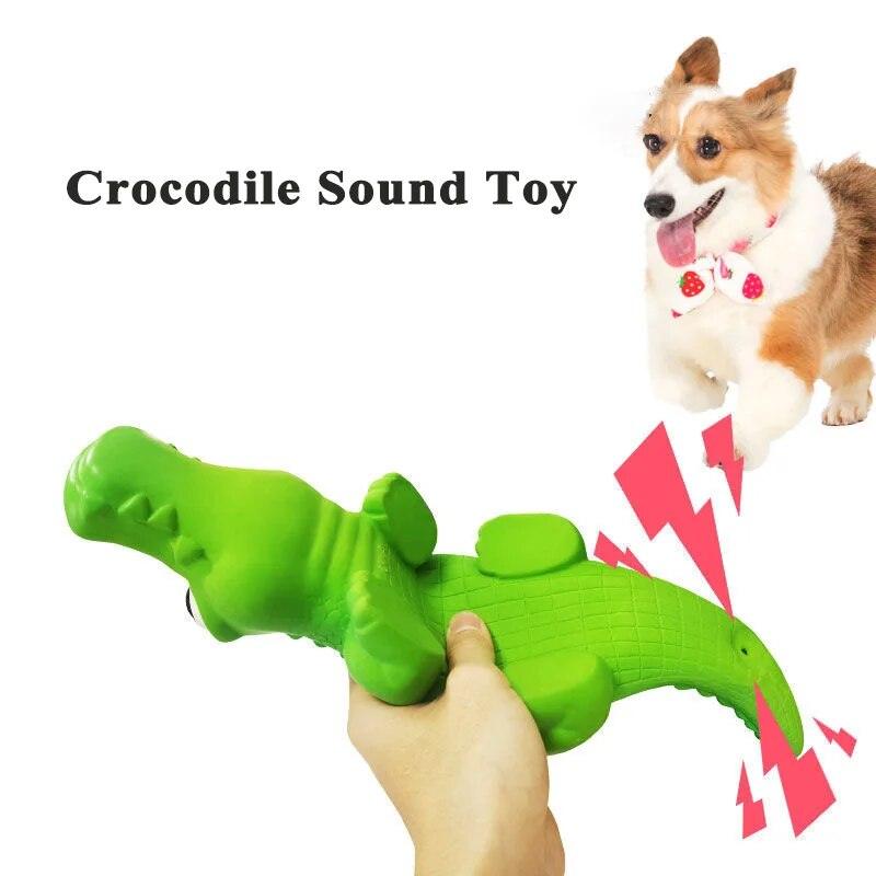 Crocodile Squeaky Toy - Onlypethappy