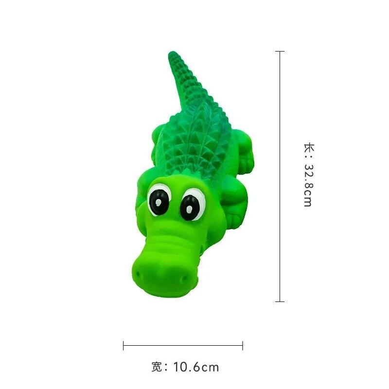 Crocodile Squeaky Toy - Onlypethappy