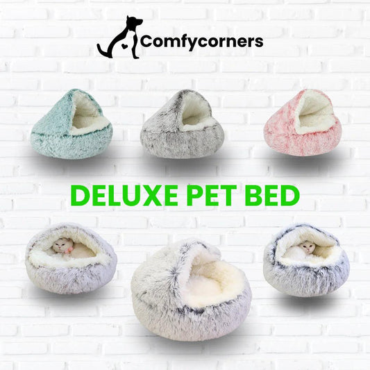 Deluxe Pet Bed - Onlypethappy