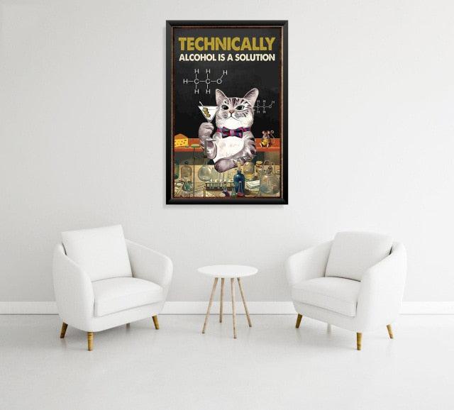 Funny Cat Canvas - Onlypethappy