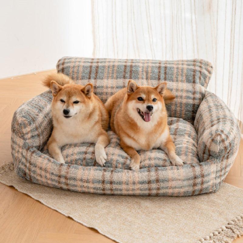 Lazy Holiday Plush Cozy Dog & Cat Sofa Bed - Onlypethappy