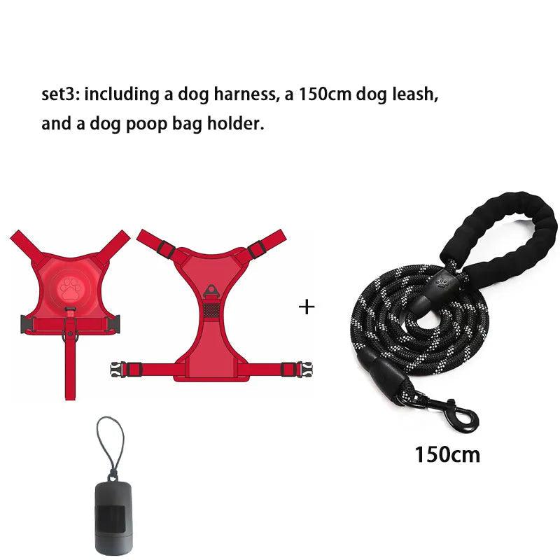 NEW 2 in 1 – Dog Harness - Onlypethappy