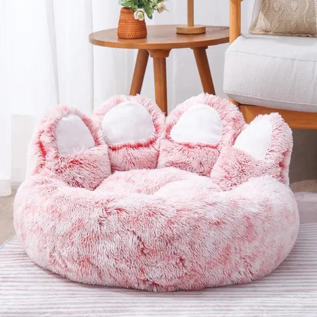 Pet Bear Paw Shape House Bed - Onlypethappy