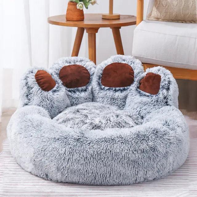 Pet Bear Paw Shape House Bed - Onlypethappy