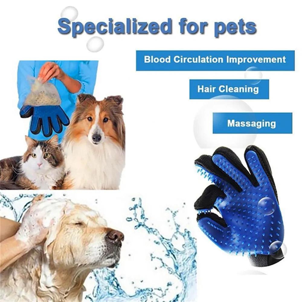 Pet Grooming Gloves - Onlypethappy