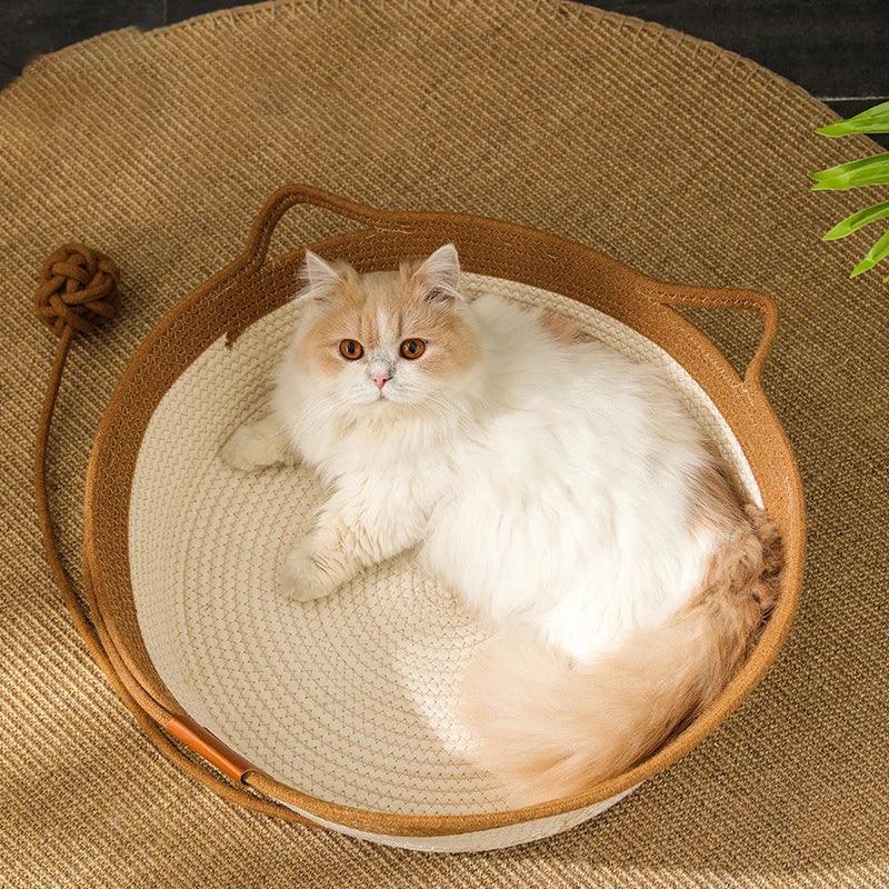 Round Cat Nest - Onlypethappy