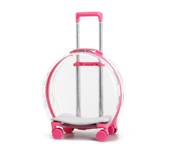 Transparent Pet Suitcase - Onlypethappy